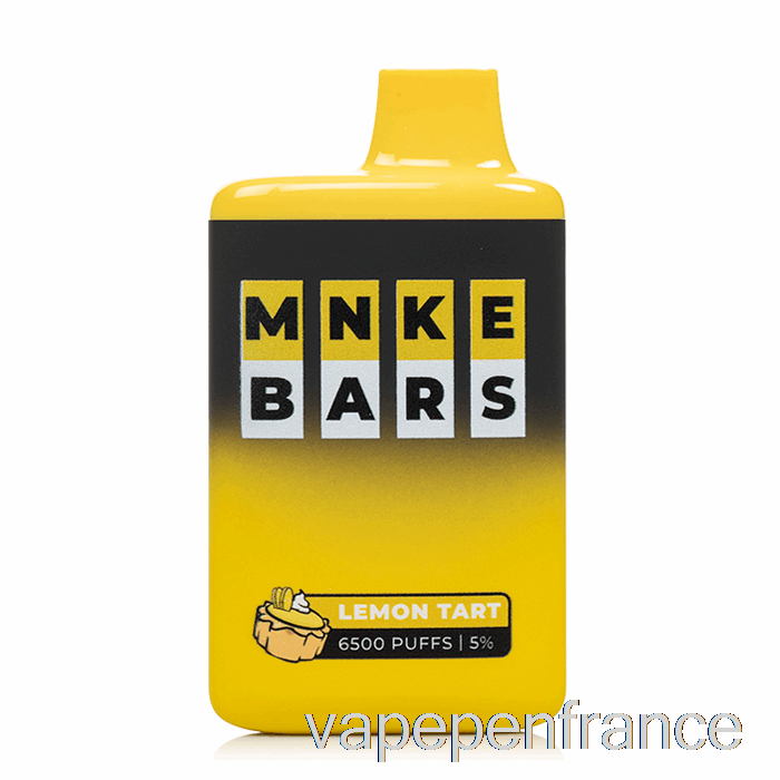 Mnke Bars 6500 Stylo Vape Tarte Au Citron Jetable